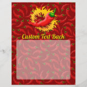 Pfeffer mit FlammenFlyer Flyer (Hinten)