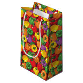 Pfeffer-Muster Kleine Geschenktüte (Vorderseite Schrägansicht)