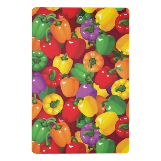 Pfeffer-Muster Mini Klemmbrett (Rückseite)