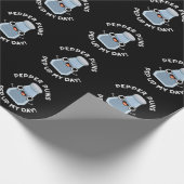 Pfeffer Pep Up My Day Funny Food Puff Dark BG Geschenkpapier (Ecke)