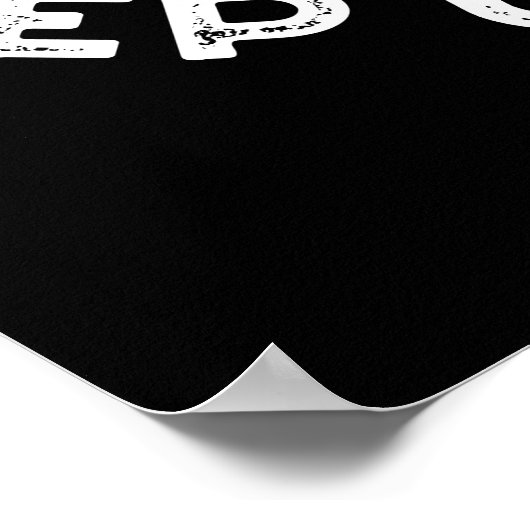 Pfeffer Pep Up My Day Funny Food Puff Dark BG Poster (Ecke)