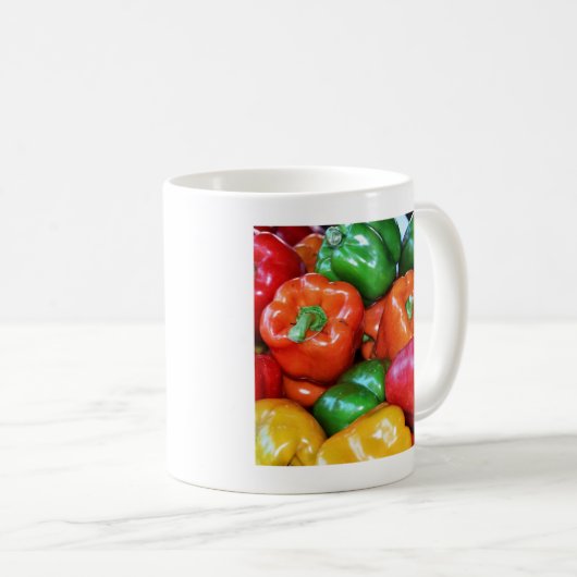 Pfeffer-Regenbogen Kaffeetasse (VorderseiteRechts)