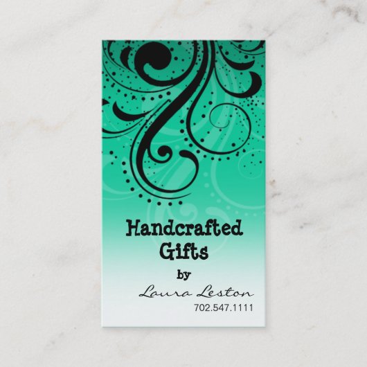 Pfeffer-Strudel-Visitenkarteschablone Visitenkarte (Vorderseite)