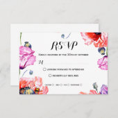 Pfeffer-UAwg. RSVP Karte (Vorne/Hinten)
