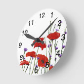 Pfeffer und Bachelor-Tasten Runde Wanduhr (Winkel)