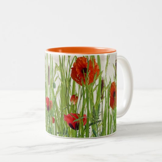 Pfeffer und Käfige Zweifarbige Tasse (VorderseiteRechts)