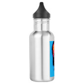 Pfeffer und Kunststoffschall Edelstahlflasche (Links)
