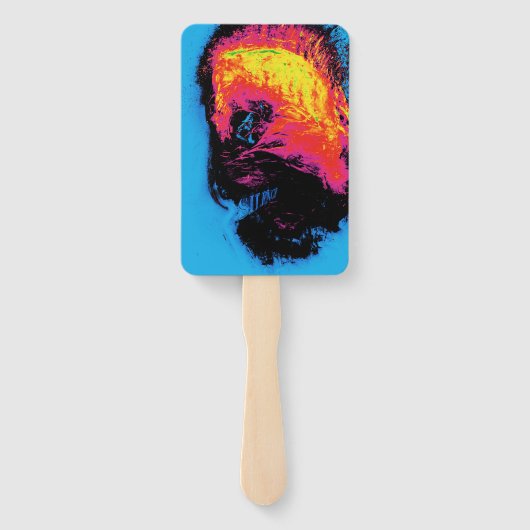 Pfeffer und Kunststoffschall Fächer (Rückseite)