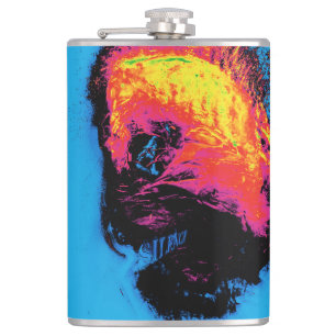 Pfeffer und Kunststoffschall Flachmann