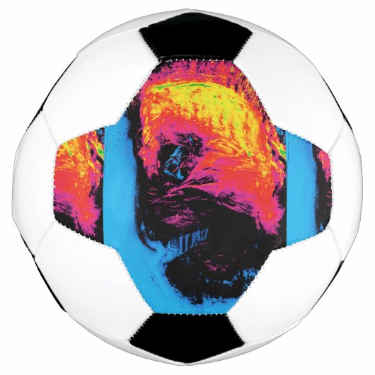 Pfeffer und Kunststoffschall Fußball (Vorderseite)