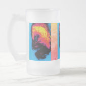 Pfeffer und Kunststoffschall Mattglas Bierglas (Links)