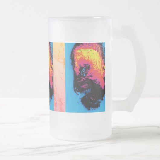 Pfeffer und Kunststoffschall Mattglas Bierglas (Rechts)