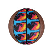 Pfeffer und Kunststoffschall Mini Basketball (Vertikal)