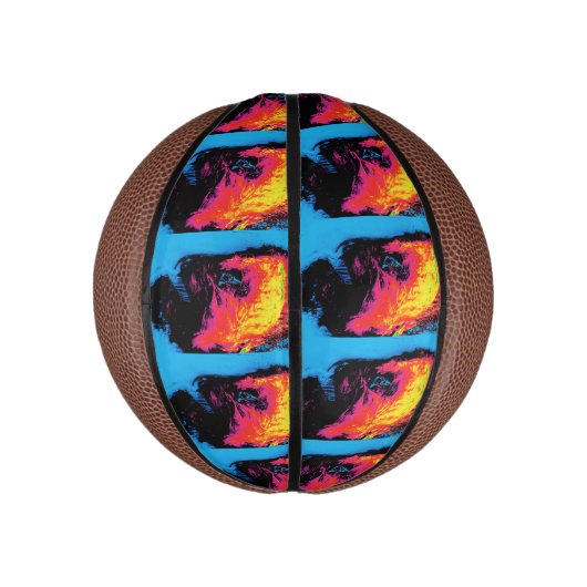 Pfeffer und Kunststoffschall Mini Basketball (Vertikal)