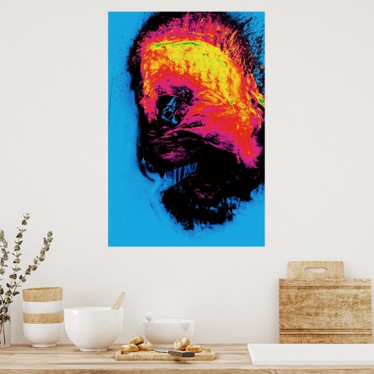 Pfeffer und Kunststoffschall Poster (Küche)