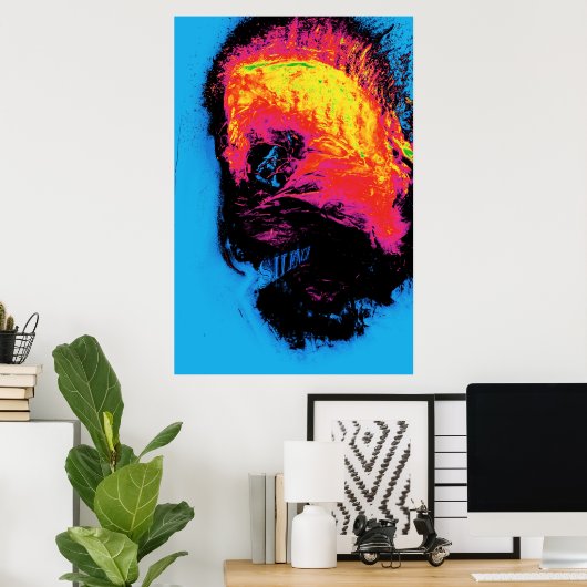 Pfeffer und Kunststoffschall Poster (Heimbüro)