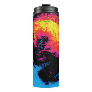 Pfeffer und Kunststoffschall Thermosbecher