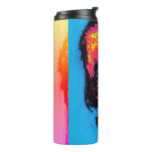 Pfeffer und Kunststoffschall Thermosbecher (Nach links gedreht)