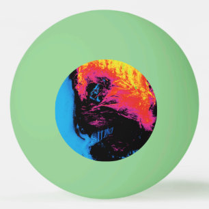Pfeffer und Kunststoffschall Tischtennisball