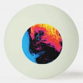 Pfeffer und Kunststoffschall Tischtennisball (Rückseite)