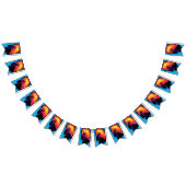 Pfeffer und Kunststoffschall Wimpelkette (Alle)