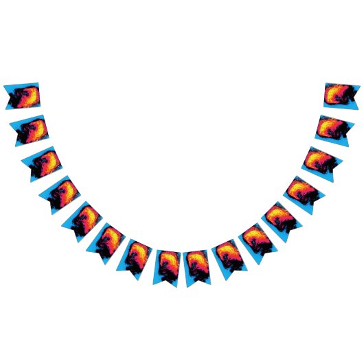 Pfeffer und Kunststoffschall Wimpelkette (Alle)