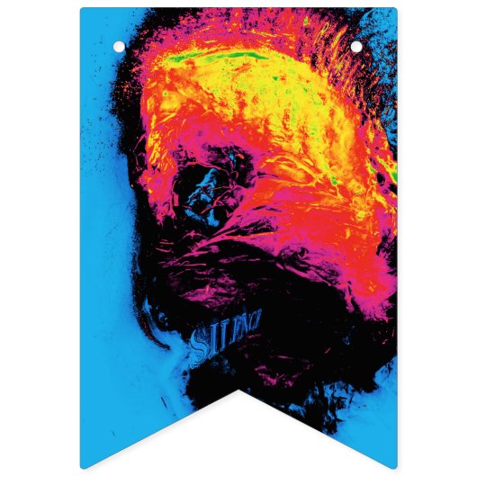 Pfeffer und Kunststoffschall Wimpelkette (Zweite Fahne)