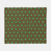 Pfeffer und Pilze Fleece Blanket (Vorderseite (Horizontal))