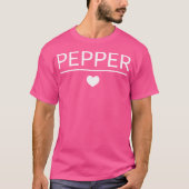 Pfeffer- und Salzpfefferkostkuppel T-Shirt (Vorderseite)