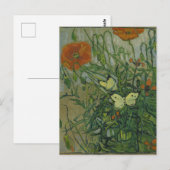 Pfeffer und Schmetterlinge von Vincent Van Gogh Postkarte (Vorne/Hinten)