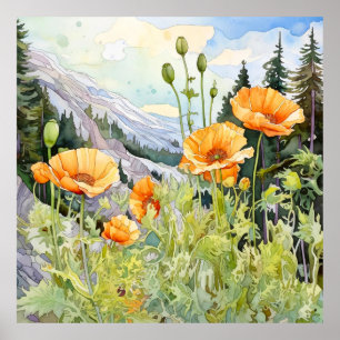 Pfeffer Wall Art, Blumenplatz Poster