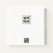 Pfeffer, Wildblumen, Schmetterlinge Notizblock (Rückseite)