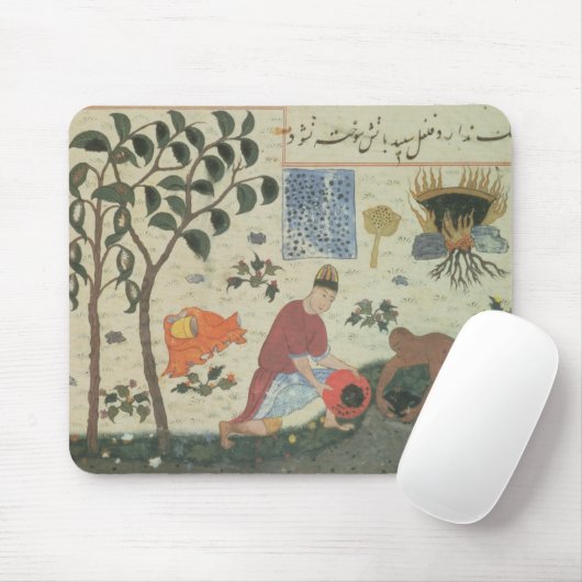 Pfefferbaum Frau-Pers 332 und sich vorbereiten Mousepad (Mit Mouse)