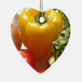 Pfefferkartoffeln Gemüse Salat gesunde Ernährung Keramik Ornament (Rechts)