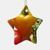 Pfefferkartoffeln Gemüse Salat gesunde Ernährung Keramikornament (Rechts)