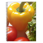 Pfefferkartoffeln Gemüse Salat gesunde Ernährung Notizblock (Vorderseite)