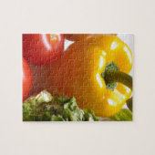 Pfefferkartoffeln Gemüse Salat gesunde Ernährung Puzzle (Horizontal)