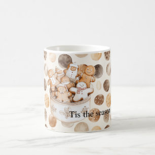 Pfefferkuchen-Braune-Kekse Weihnachten   Kaffeetasse