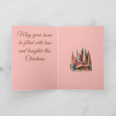 Pfefferkuchenhäuser Kitsch Germanische Weihnachts  Karte (Innenseite)