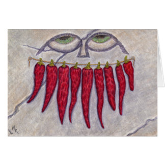 Pfefferlächelkarte, getrocknet