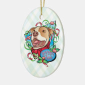 Pfefferminz-Barke Keramikornament (Links)