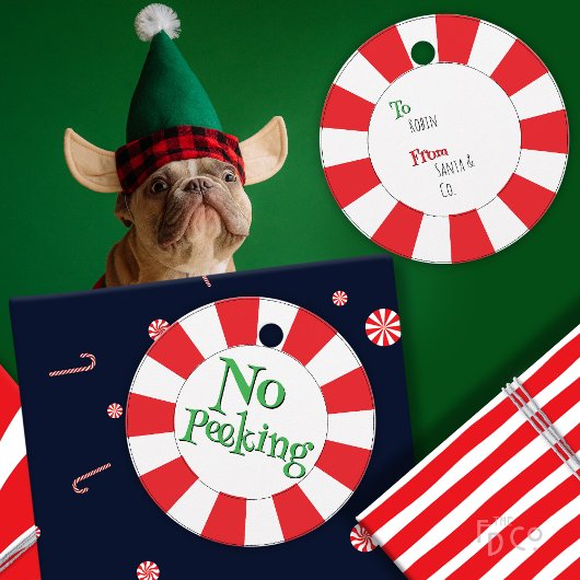 Pfefferminz Candy No Peking! Niedliche Funny Gift  Geschenkanhänger