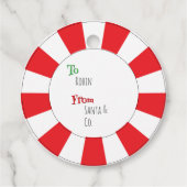 Pfefferminz Candy No Peking! Niedliche Funny Gift Geschenkanhänger (Rückseite)