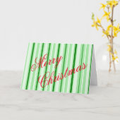 Pfefferminz Frohe Weihnachtskarte Karte (Gelbe Blume)