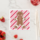 Pfefferminz-Gingerbread-Boy-Servietten Serviette (Beispiel)