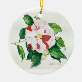 Pfefferminz-Kamelie-Weihnachtsbaumschmuck Keramik Ornament