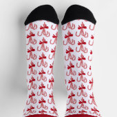 Pfefferminz-Lutscher-All-Over-Print-Socken Socken (Oben)