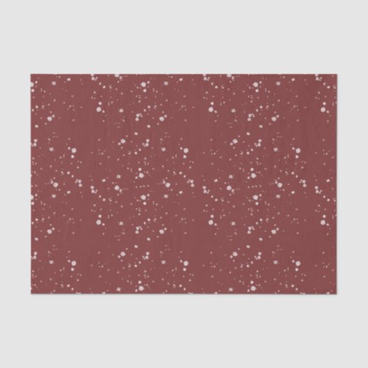 Pfefferminz-Schnee Seidenpapier (Vorderseite)