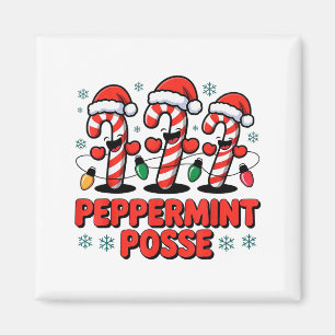 Pfefferminz-Sse-Zuckerstange Lustiger Weihnachtsma Magnet