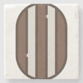 Pfefferminz Steinuntersetzer (Vorderseite)